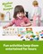Preschool Magnetic Busy Book, 9 Themed Stickers Toys Fine Motor Skills Learning Binder Quiet Book Montessori Toys for Kids Toddlers Home Kindergarten